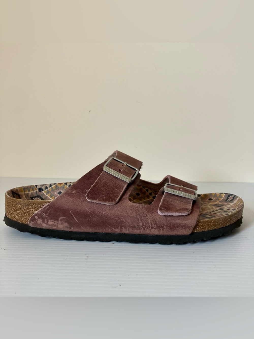 Birkenstock Arizona Oiled Leather Lavender Blush Sandals size 11 - Picture 3 of 10